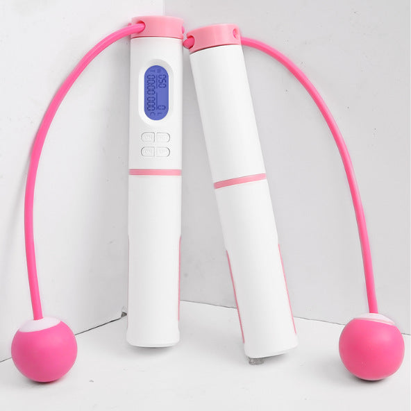 Fitness Weight Loss Smart Rope Skipping Counting with LED screen and ergonomic design.